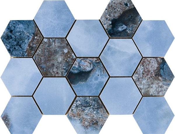 Tegel Danae Navy Hexagon 32,5×22,5 CR.LUX