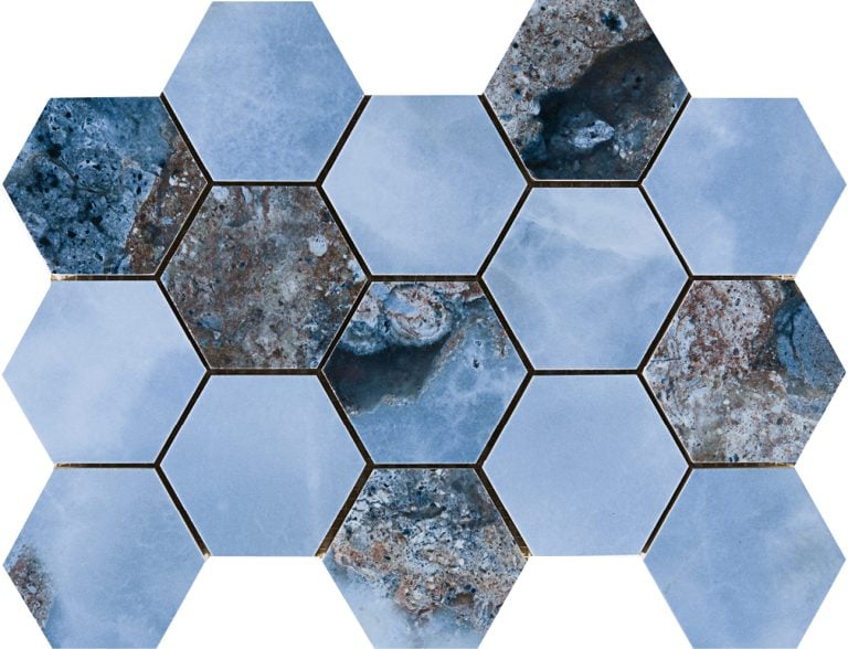 Tegel Danae Navy Hexagon 32,5×22,5 CR.LUX