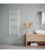 Handdoekradiator 120x50 cm - 673 Watt - - Wit (Ral 9016)