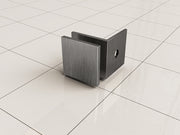 Less glaskoppelingset voor profielloze inloopdouche 2 stuks gunmetal