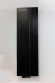 ECA Verticale radiator gegroefde voorzijde – Mat Zwart (Ral 9005) – 200×60 cm Type 22 – 3252 watt