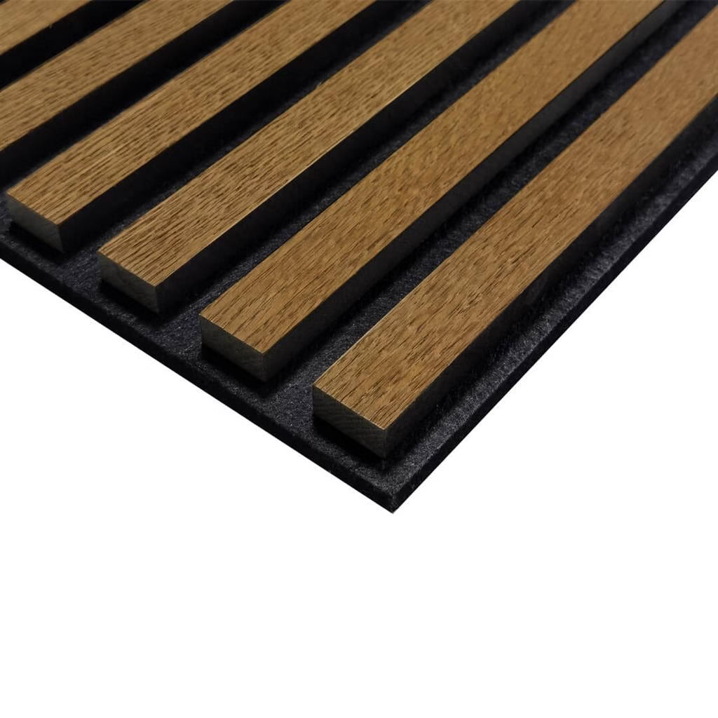 Akoestisch Wandpaneel Geolied Eiken | 260×52,6cm | Akupaneel