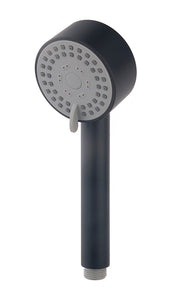 UniMatch Cadans handdouche 3 standen Ø 8 cm mat zwart