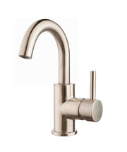 Caral wastafelkraan met draaibare uitloop geborsteld staal