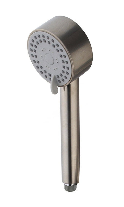 UniMatch Cadans handdouche 3 standen Ø 8 cm geborsteld staal