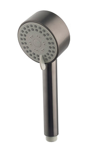 UniMatch Cadans handdouche 3 standen Ø 8 cm gunmetal