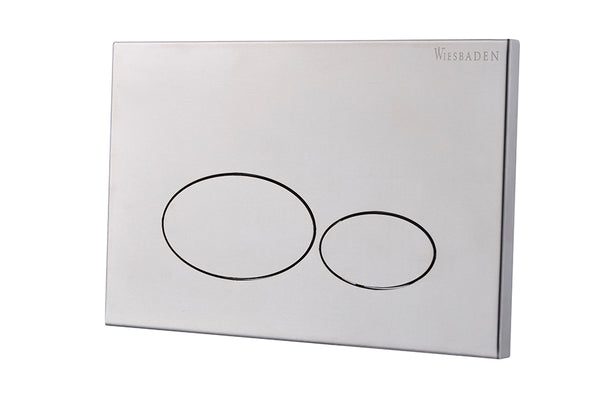 X32 Metal drukplaat voor inbouwreservoir RVS geborsteld