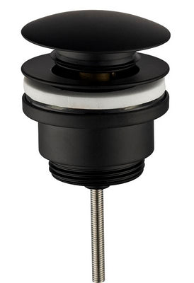 UniMatch clickwaste afvoerplug 5/4" mat zwart