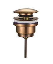 UniMatch clickwaste afvoerplug 5/4" geborsteld brons koper