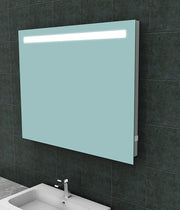 Tigris spiegel rechthoek met LED en stopcontact 100 x 80 cm