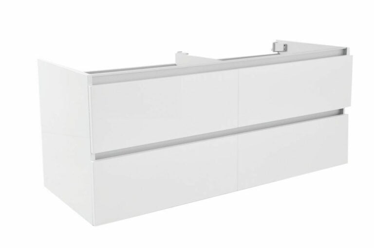 Vision onderkast dubbel+4 laden 120×46 wit