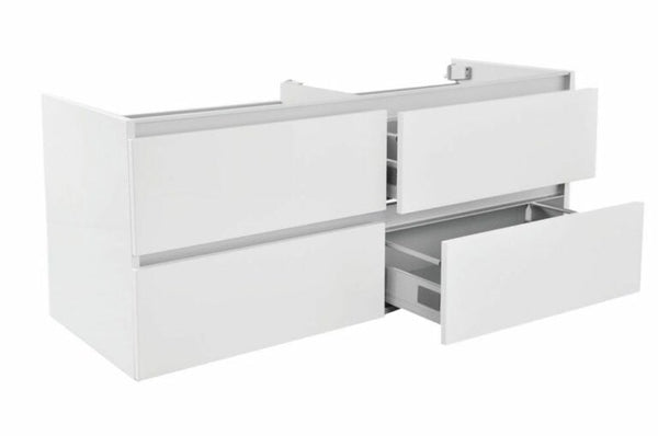 Vision onderkast dubbel+4 laden 120×46 wit