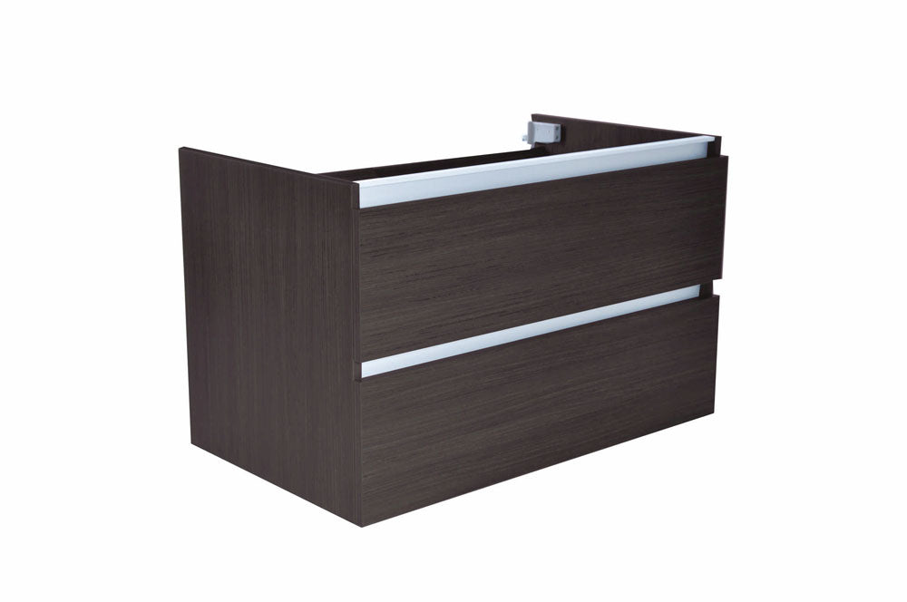 Vision onderkast met 2 laden 80 x 46 cm houtnerf grijs