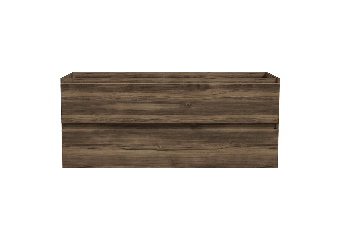 Alvara onderkast met 2 laden 2 uitsparingen 120 x 46 cm donker eiken
