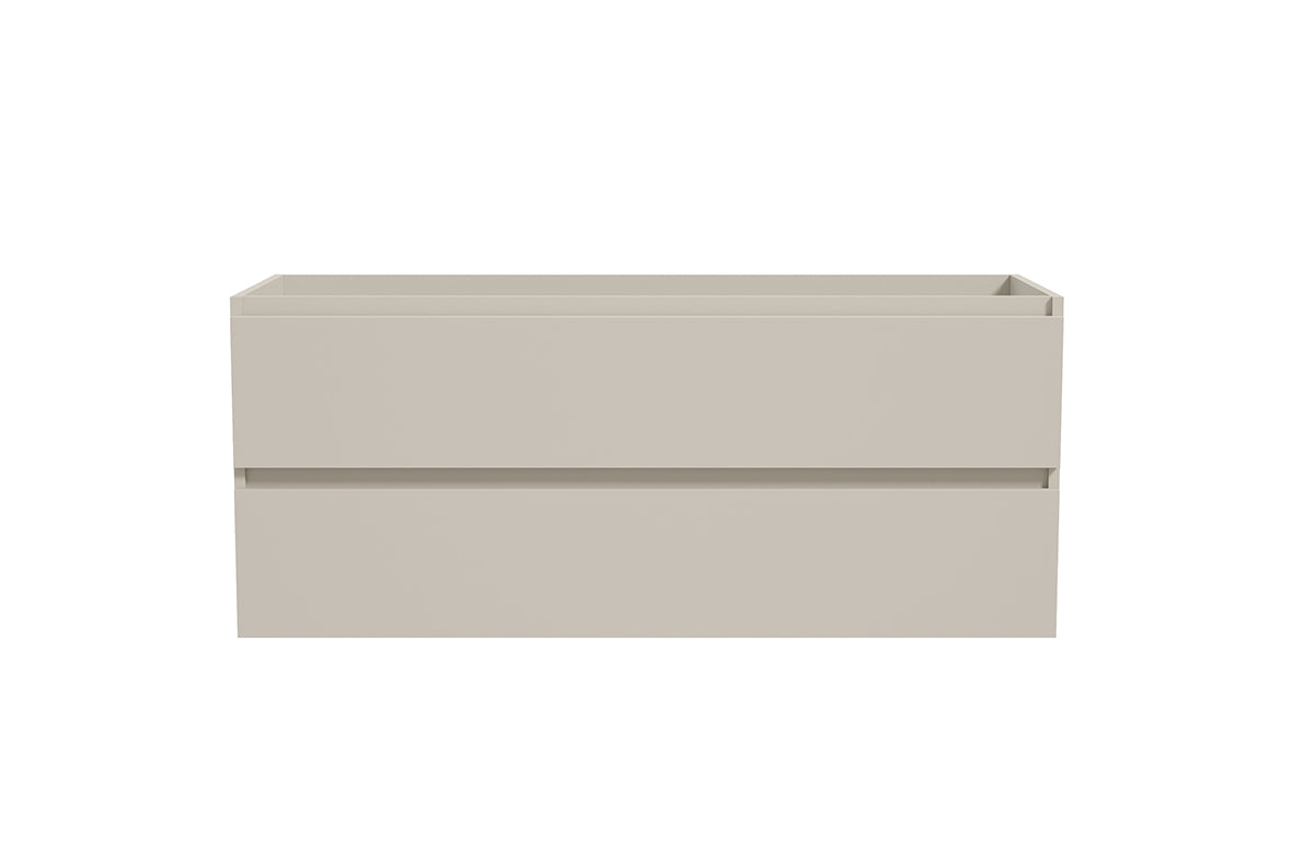Alvara onderkast met 2 laden 2 uitsparingen 120 x 46 cm cashmere