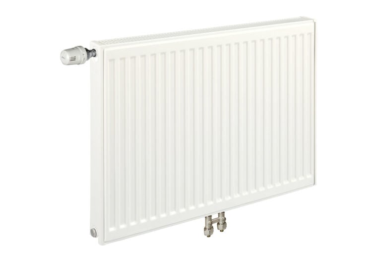 ECA Paneelradiator Compact 8 geribbelde voorzijde – Wit (Ral 9016) – 40×260 cm Type 11 – 2178 Watt
