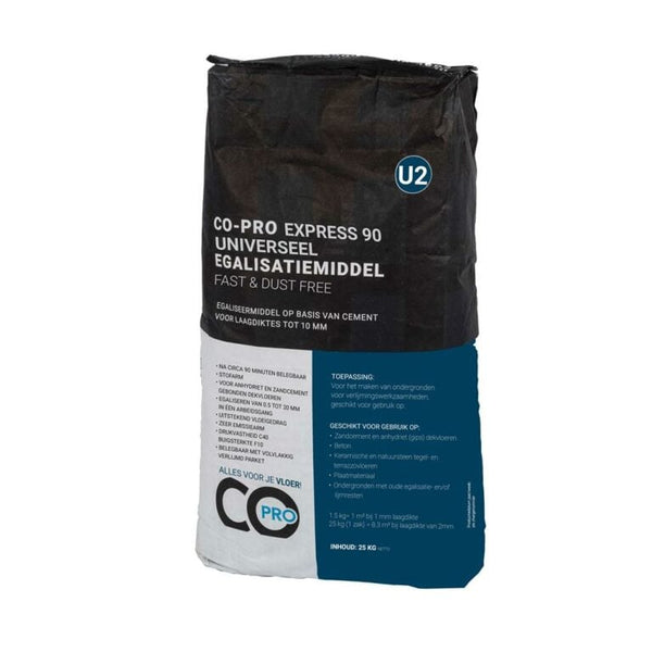 CO-PRO EXPRESS 90 UNIVERSEEL EGALISATIEMIDDEL U2 SNEL EN STOFVRIJ