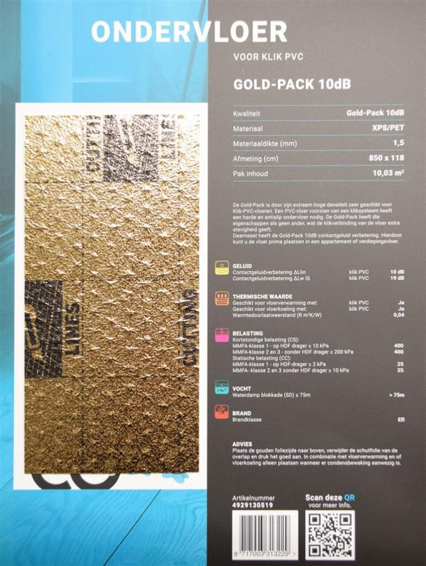 GOLD-PACK 10DB ONDERVLOER
