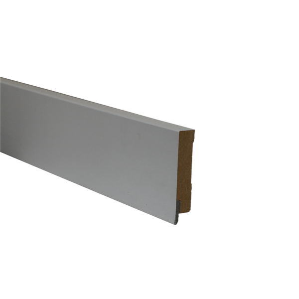 MDF FOLIEPLINT WATERVAST AMSTERDAM WIT 14X70 mm