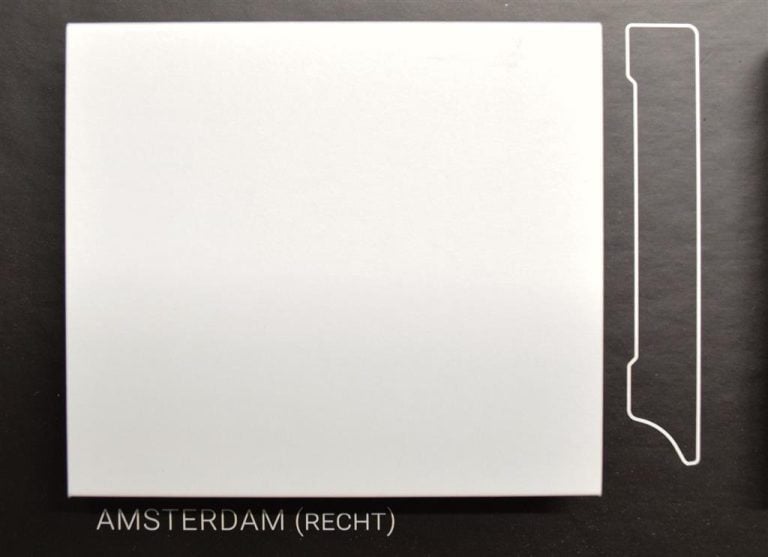 WATERVAST HDF GELAKTE PLINT AMSTERDAM WIT 12X120 mm RAL 9016