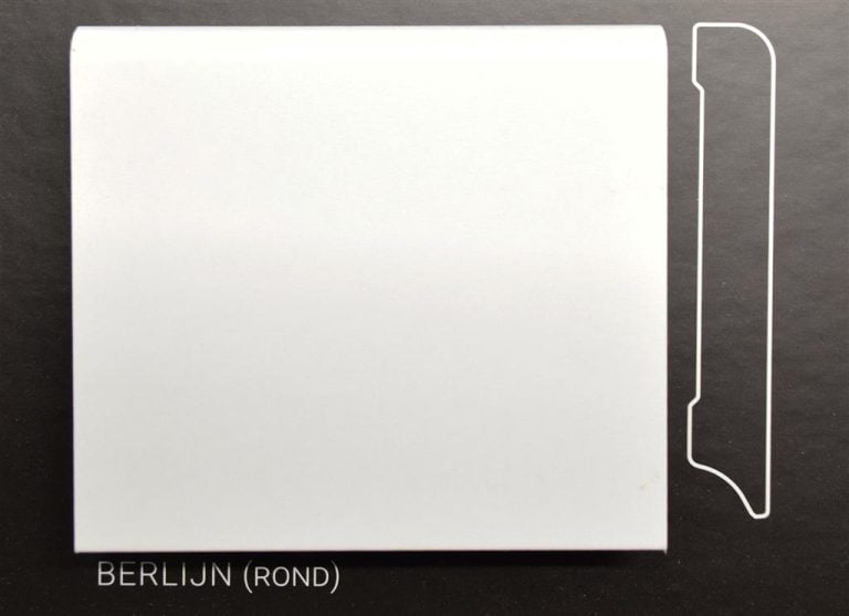 WATERVAST HDF GELAKTE PLINT BERLIJN WIT 12X90 mm RAL 9010