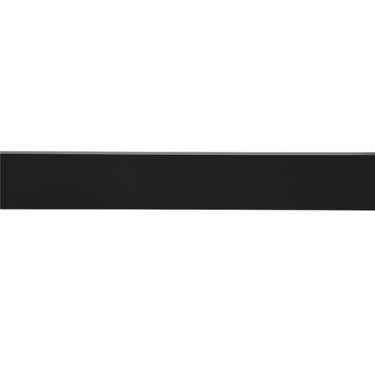 MDF FOLIEPLINT AMSTERDAM ZWART 15×70 mm