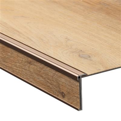 TRAPPROFIELSET PVC BRONS 4x130CM