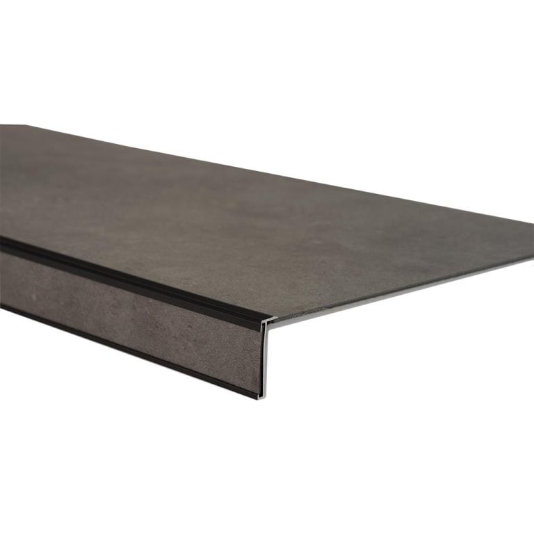 TRAPTREDEN SET PVC BETONLOOK GREY