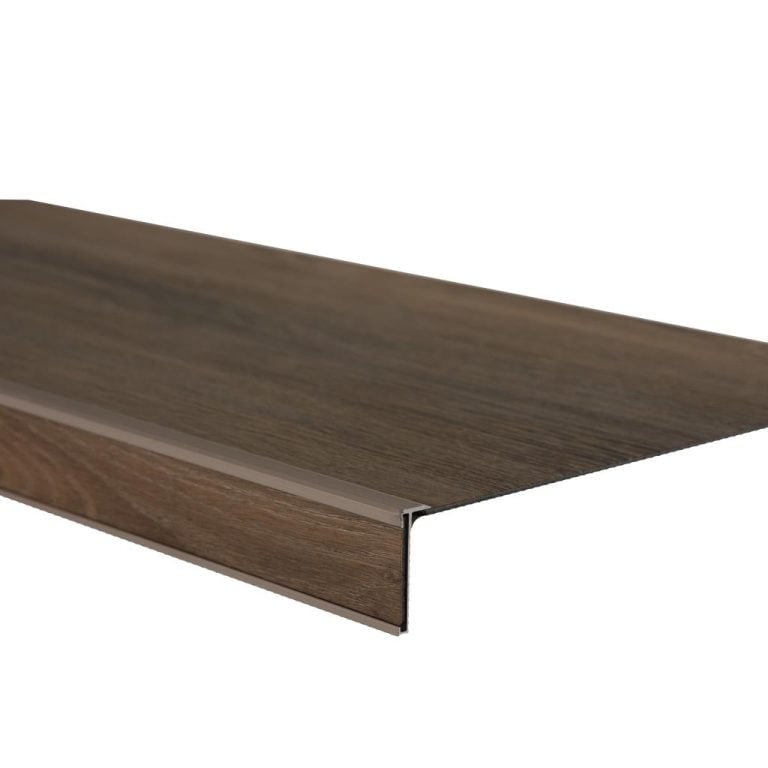 TRAPTREDEN SET PVC HOUTDECOR WARM BROWN