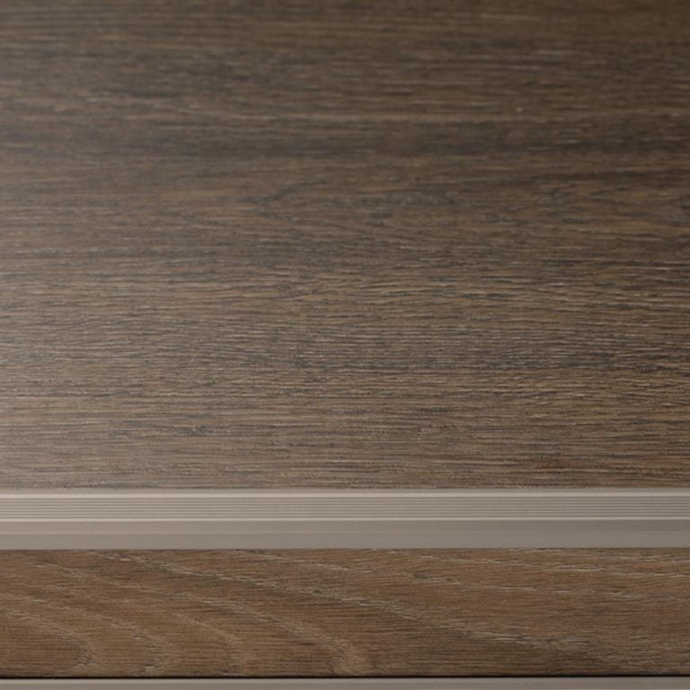 TRAPTREDEN SET PVC HOUTDECOR WARM BROWN