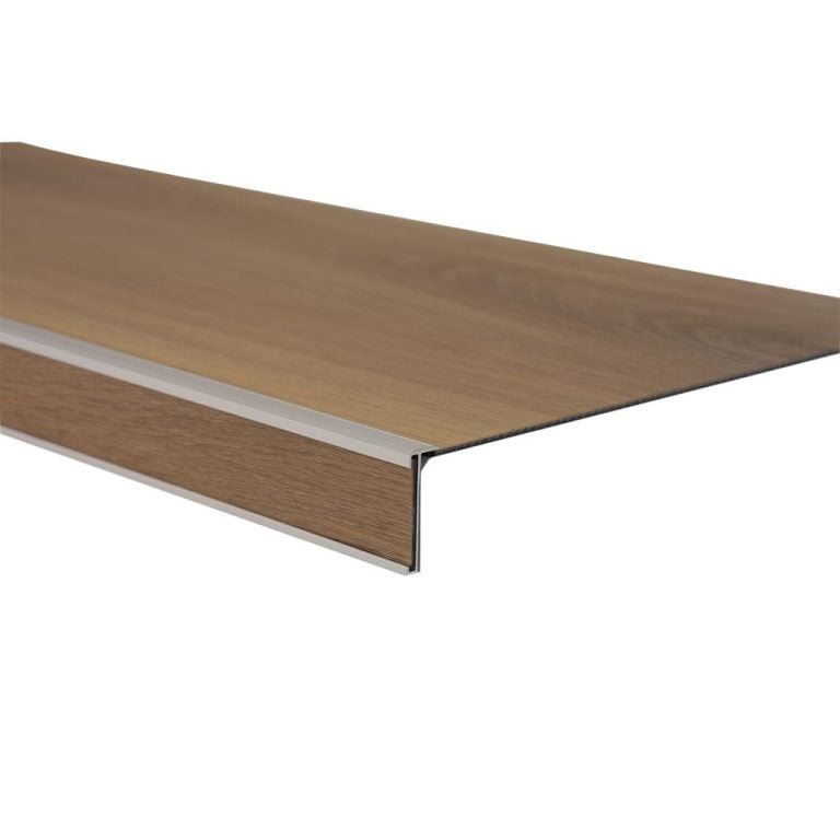 TRAPTREDEN SET PVC HOUTDECOR NATURAL