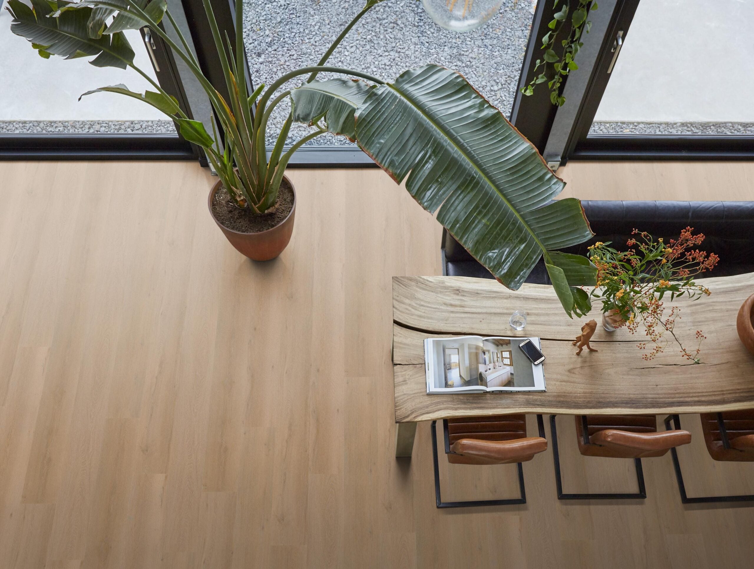 Leyton dryback warm oak