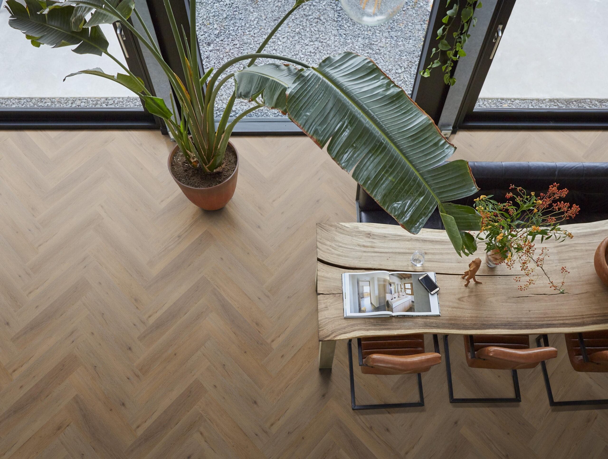 YUP leyton herringbone dryback smoky