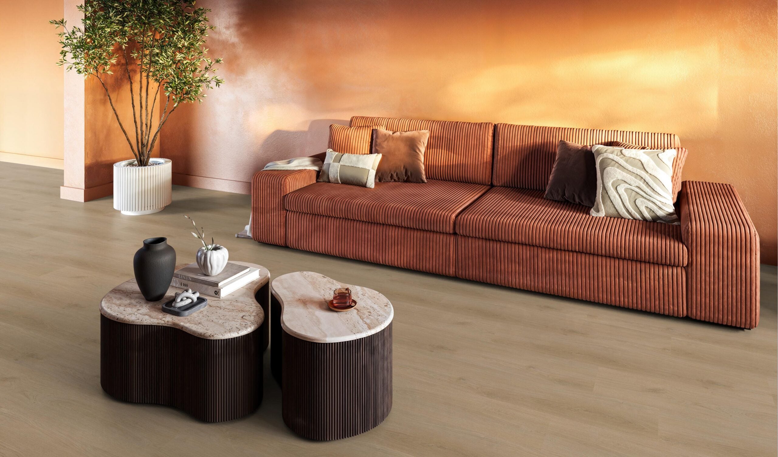 Merton dryback natural oak