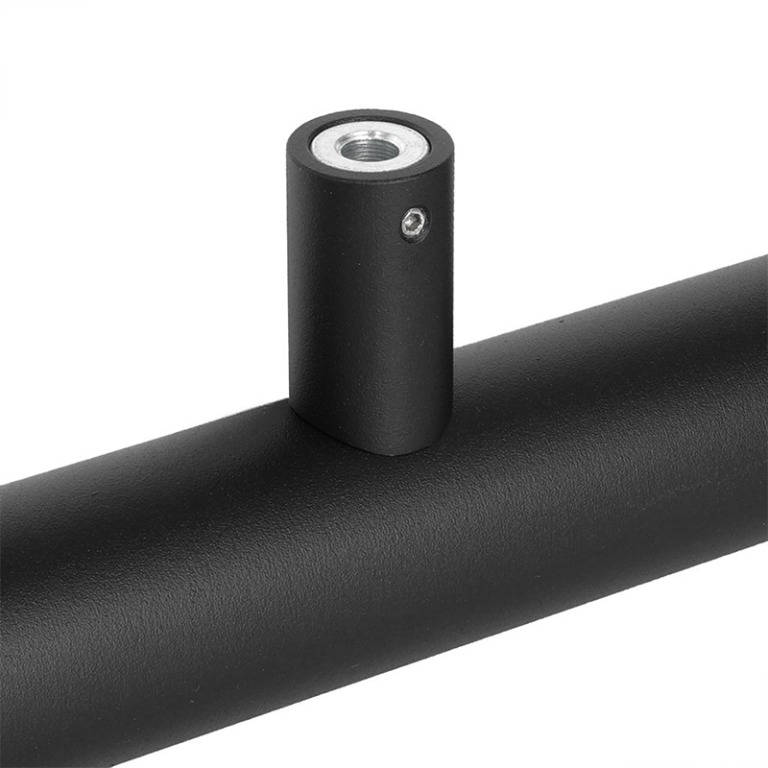 Trapleuning blind zwart rond 45 mm 200 cm