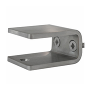 Trapleuninghouder RVS geborsteld plat