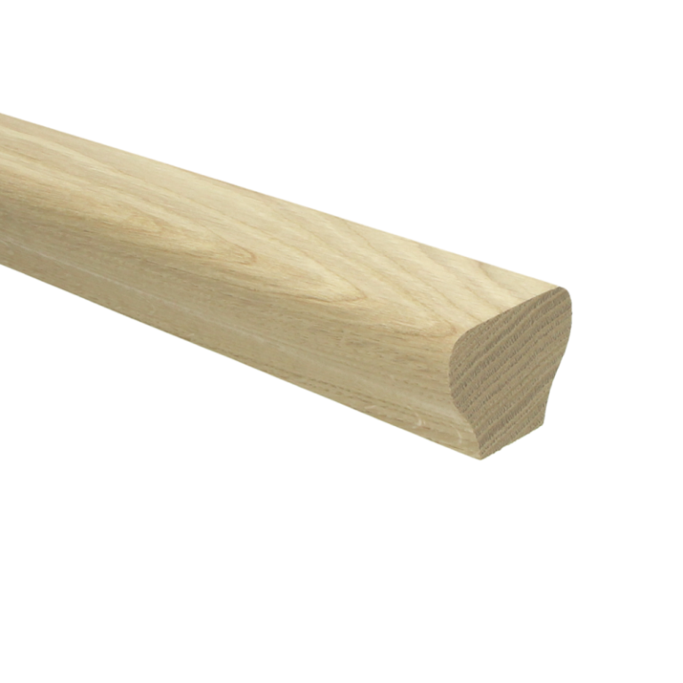 Trapleuning eiken onbehandeld modern 50x65mm 120cm