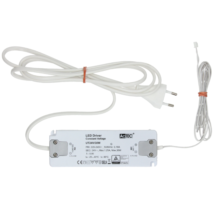 TR LED voeding 30 Watt (2mtr snoer voor+na voeding)