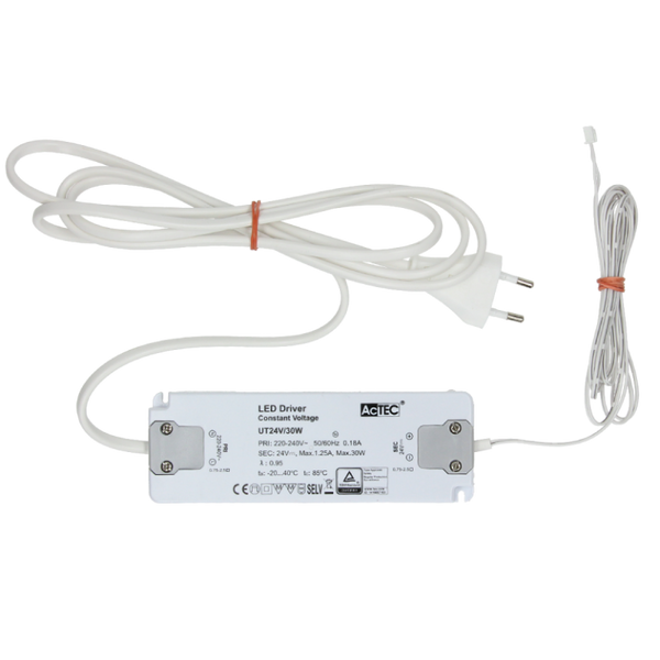TR LED voeding 30 Watt (2mtr snoer voor+na voeding)