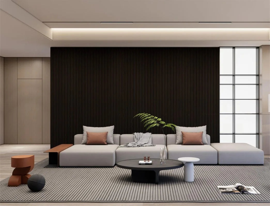 Akoestisch Wandpaneel Zwart Eiken | 60×260cm | Akupaneel