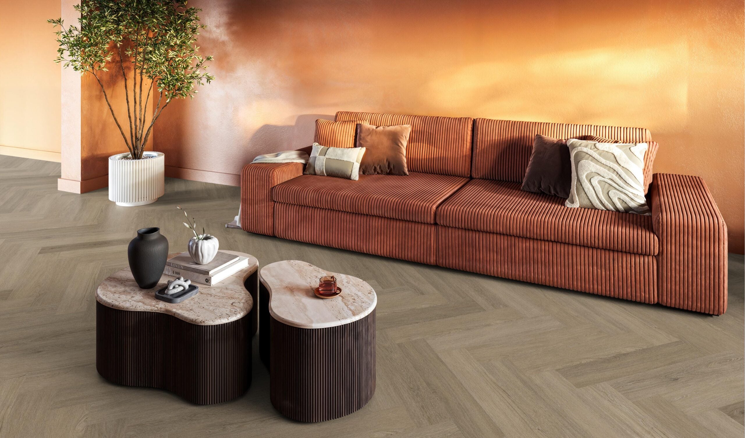 YUP herringbone dryback smoky