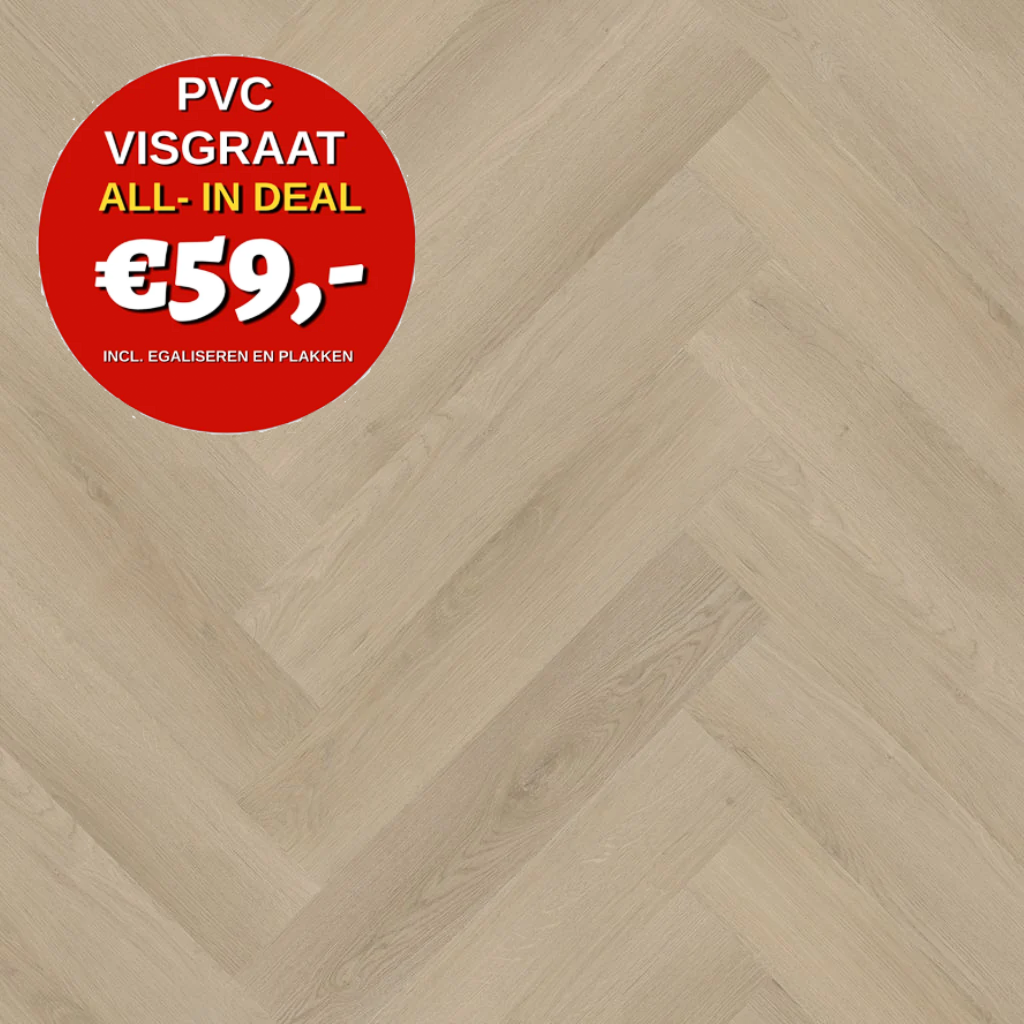 YUP Merton herringbone dryback beige