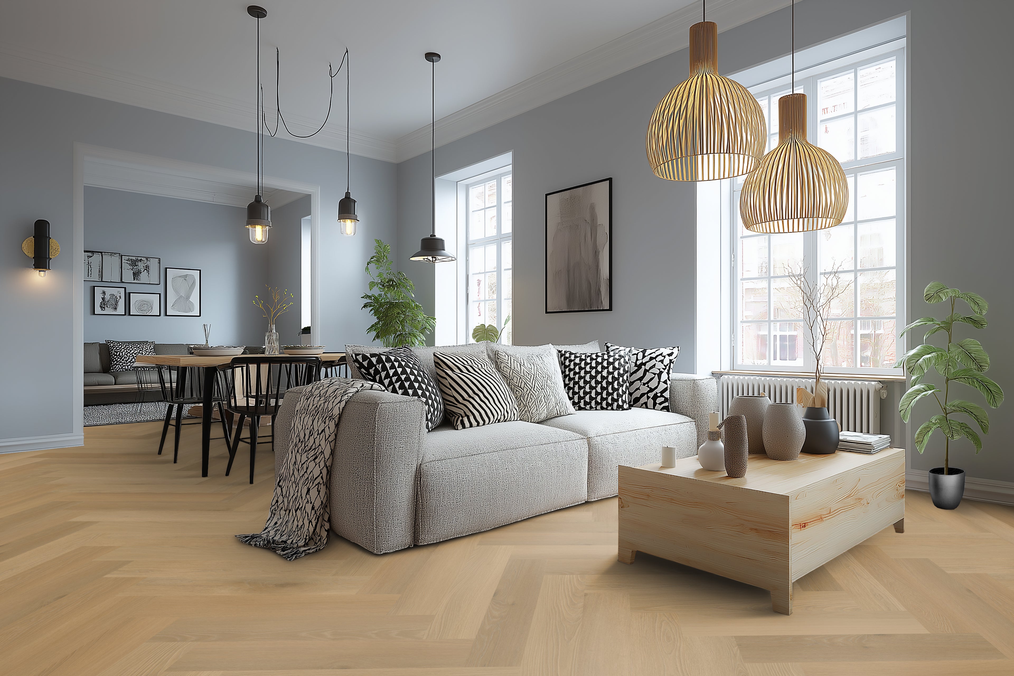 Borgo visgraat XL 32 | Rigid Click