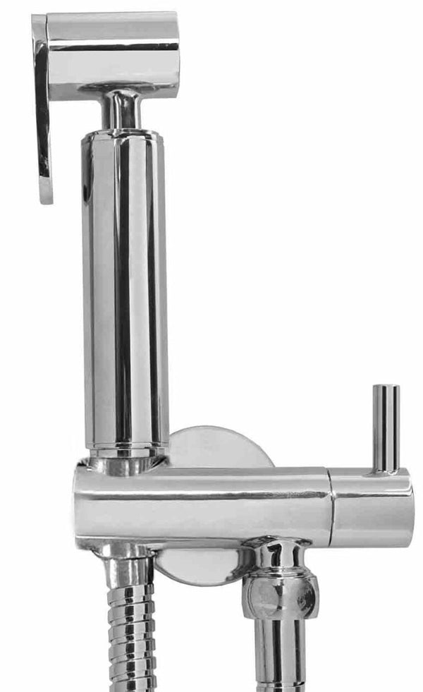 Wiesbaden Bidetset Chroom | Handdouche Met Slang & Houder