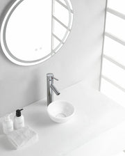 Consilio waskom rond 20×9 cm keramiek glans wit