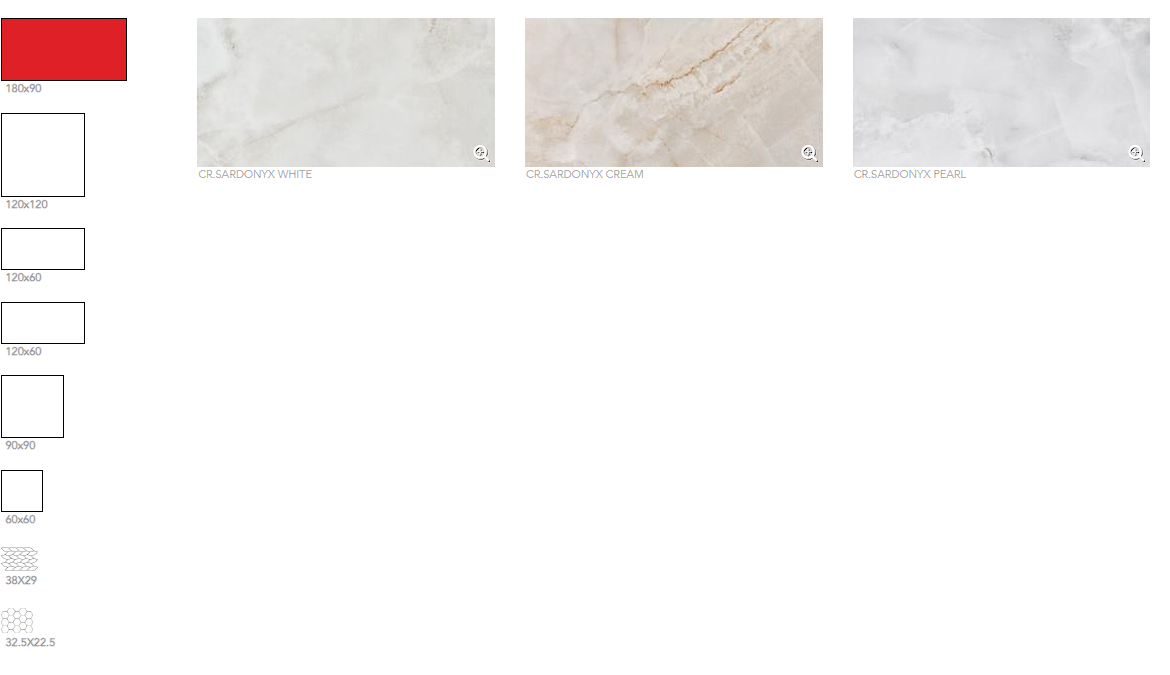 90x180 Cr. Sardonyx Pearl Hoogglans
