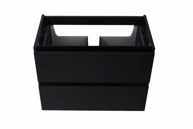 Marmaris losse onderkast + 2 laden mat zwart 60 cm