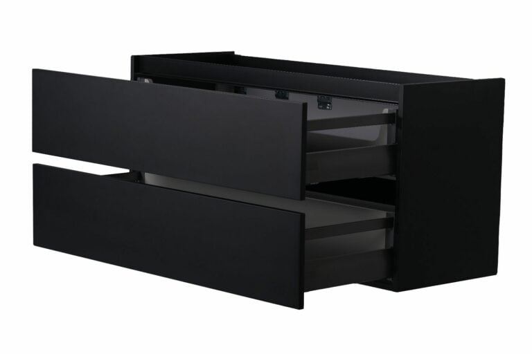 Marmaris onderkast 100 x 46 cm mat zwart