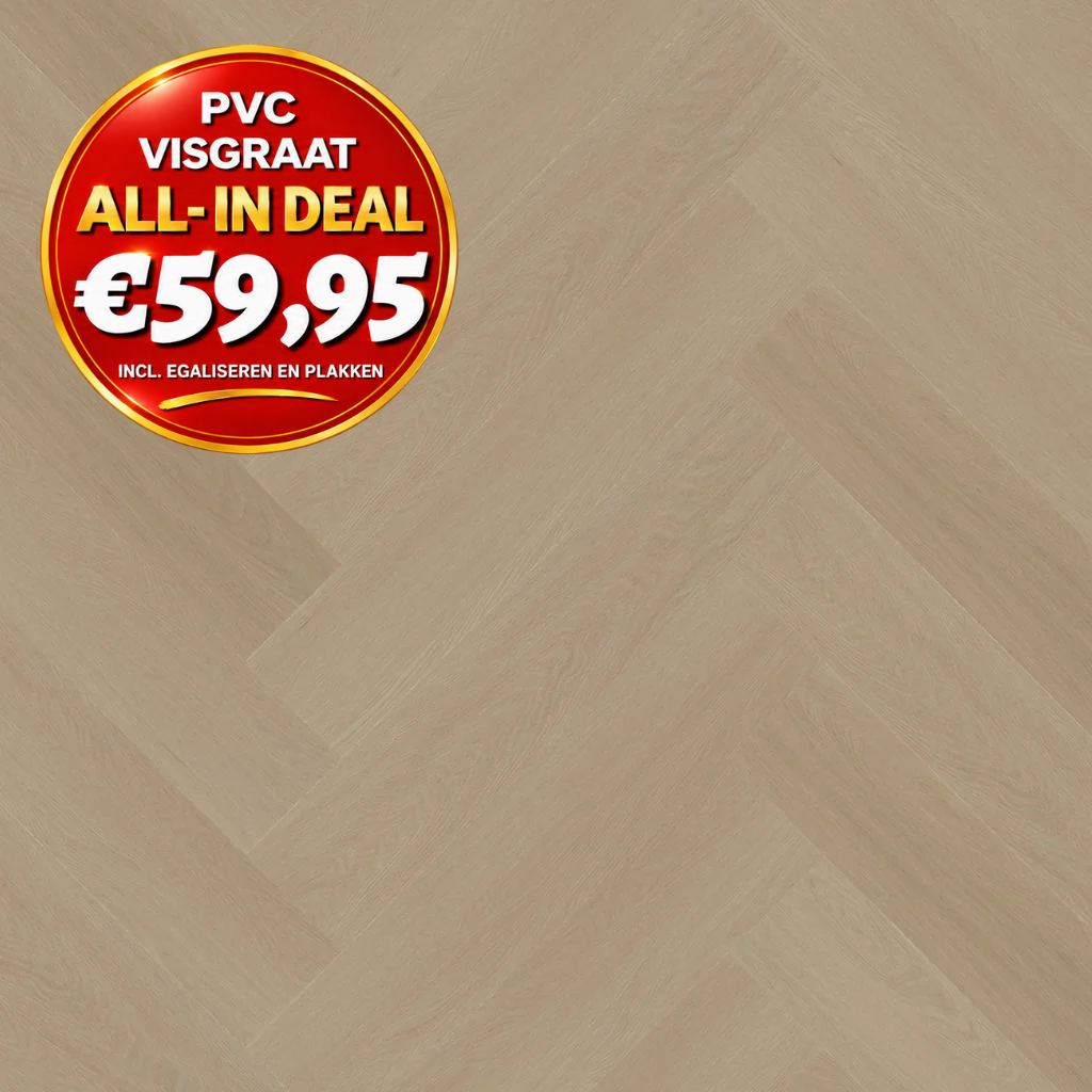 Floorlife YUP Fulham herringbone dryback smoky