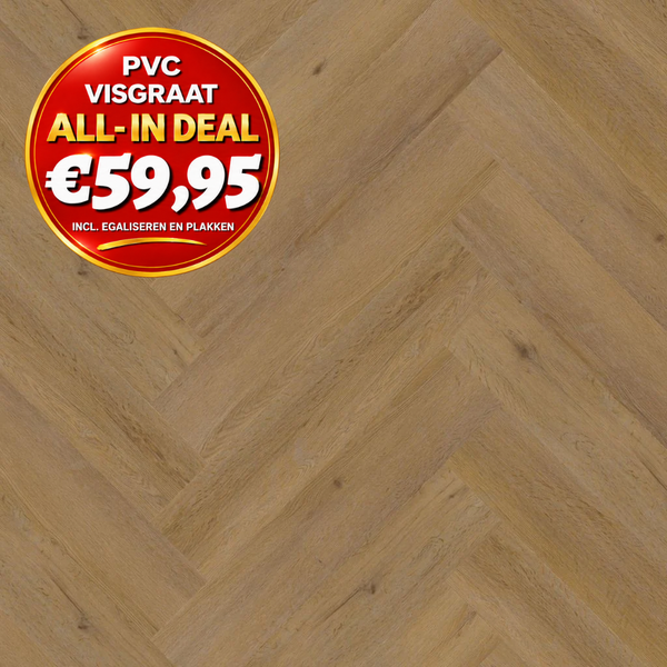 Floorlife YUP leyton herringbone dryback dark oak